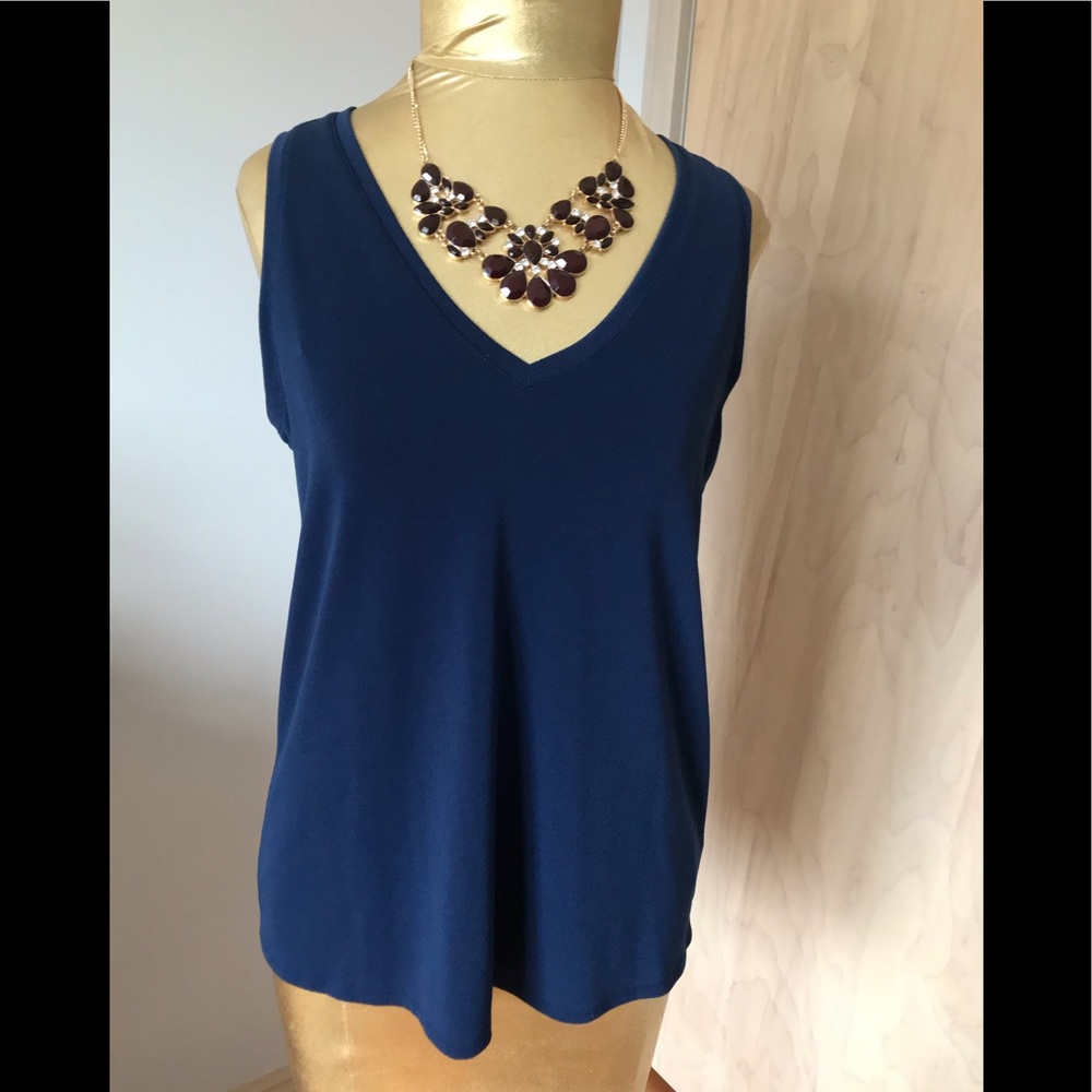 Express Basic Blue Tank